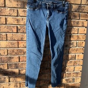 Calvin Klein Blue Skinny Jeans for Women